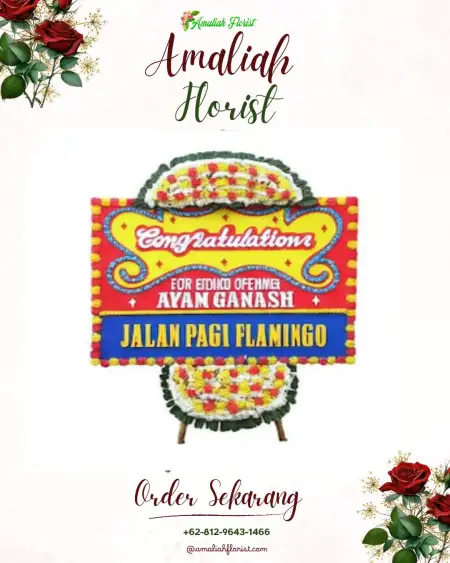 Sewa Papan Bunga Bajangan